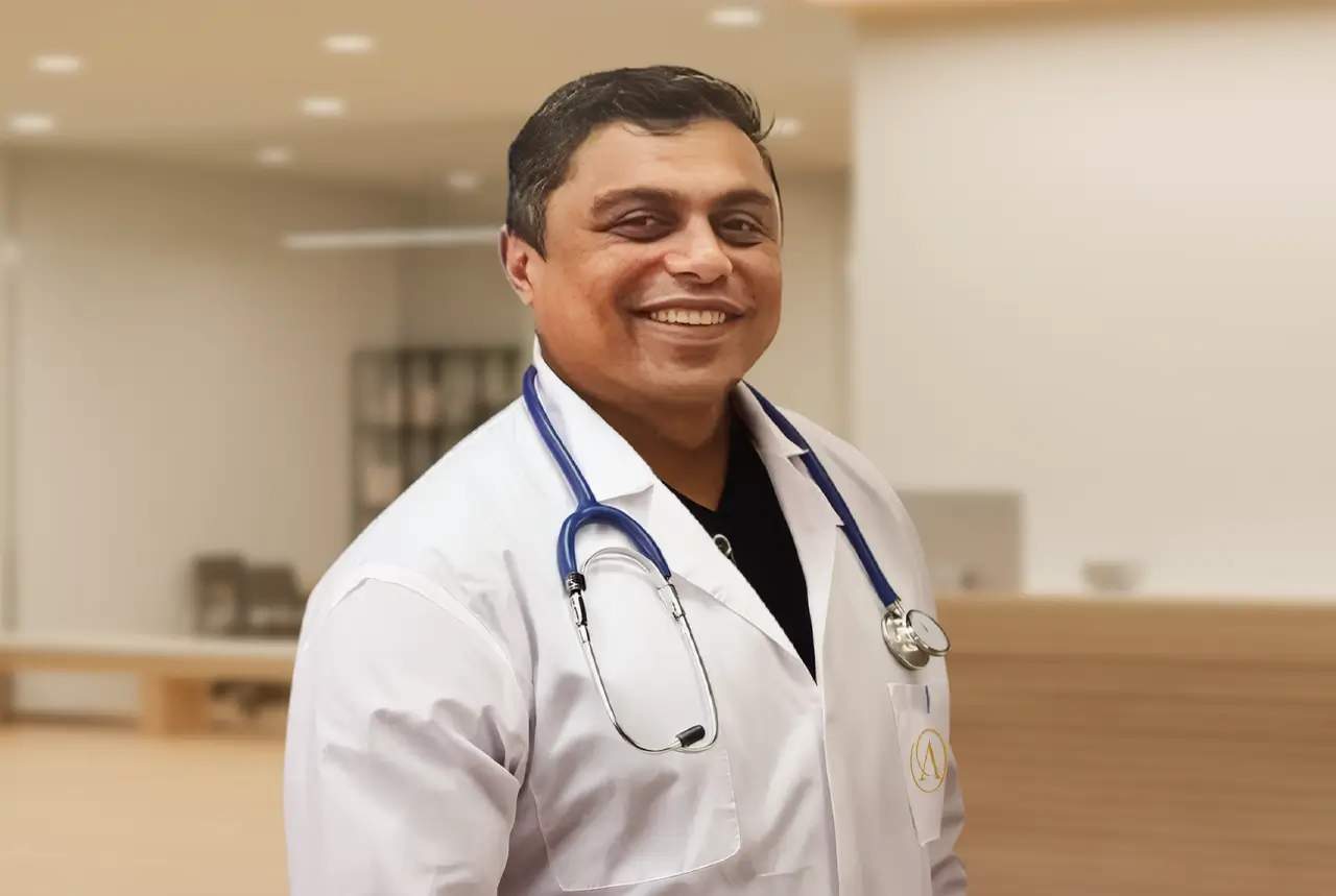 Dr Saptarshi Saha, practising NHS GP and co-founder of Aarva in Sutton Coldfield